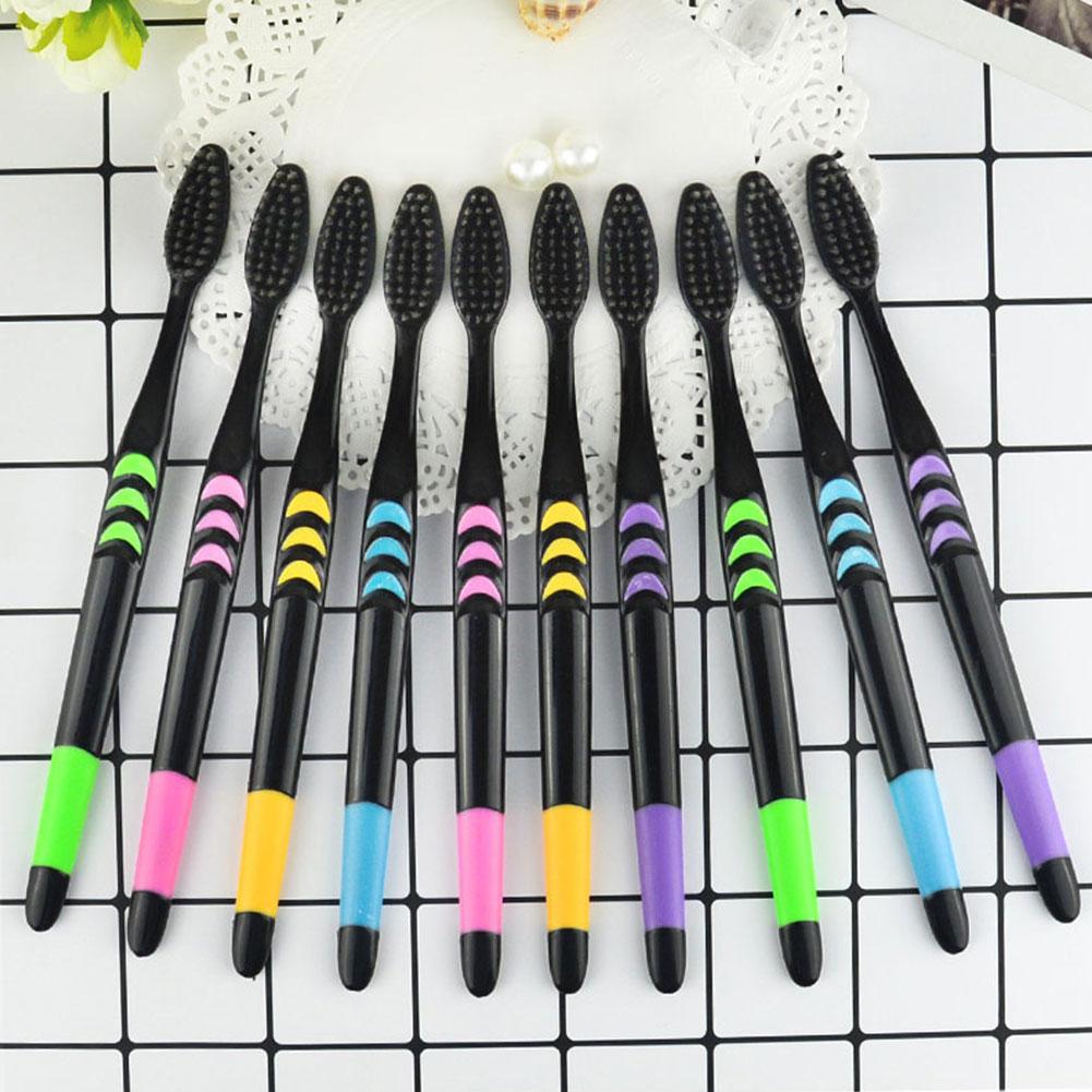 10 ชิ้น แปรงสีฟันขนนุ่ม ถ่านไม - Bamboo Toothbrush Set บทวิจารณ์และราคา