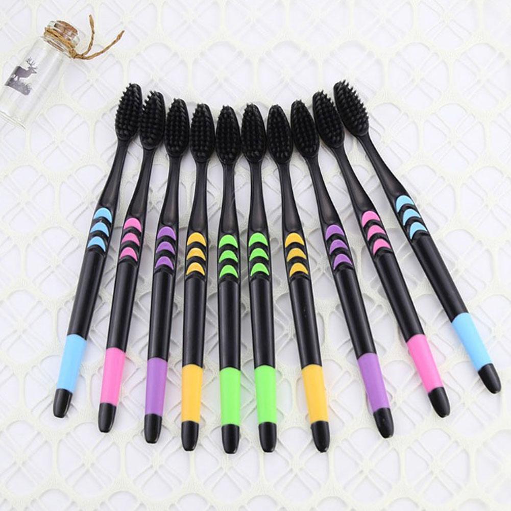 10 ชิ้น แปรงสีฟันขนนุ่ม ถ่านไม - Bamboo Toothbrush Set บทวิจารณ์และราคา