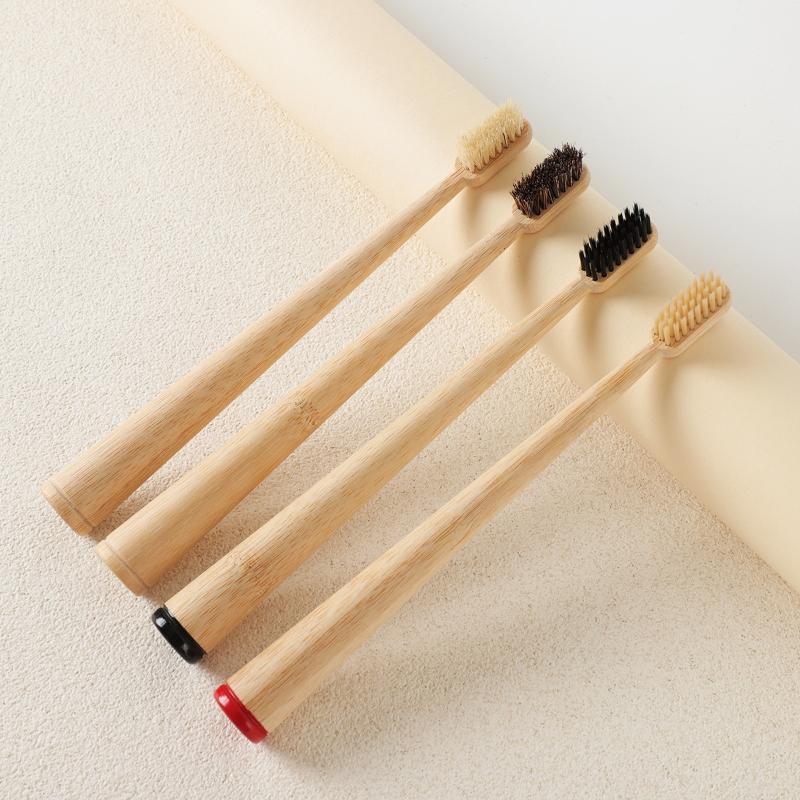 /ACR/1ชิ้น/4ชิ้น แปรงสีฟันขนแป - Bamboo Toothbrush Set บทวิจารณ์และราคา
