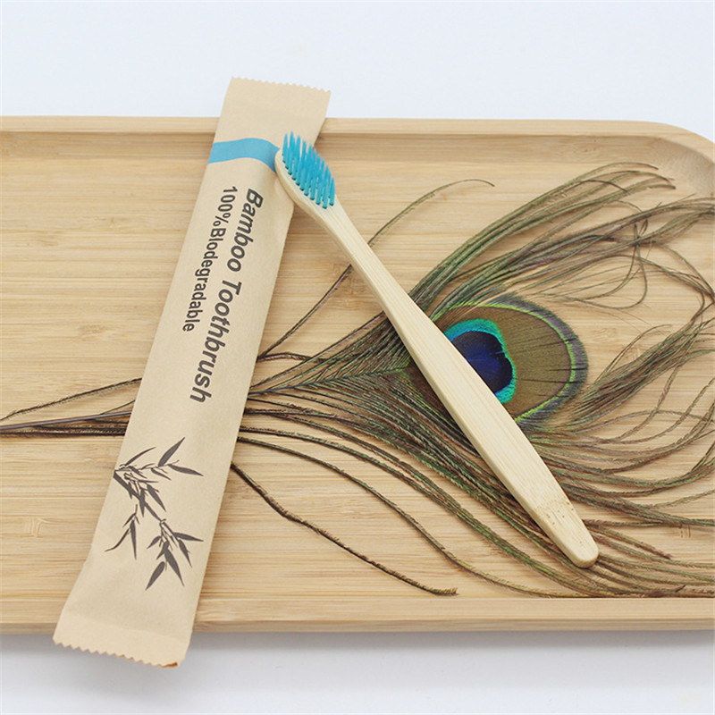 50/100Pcs ปรับแต่งโลโก้แปรงสีฟ - Bamboo Toothbrush Set บทวิจารณ์และราคา