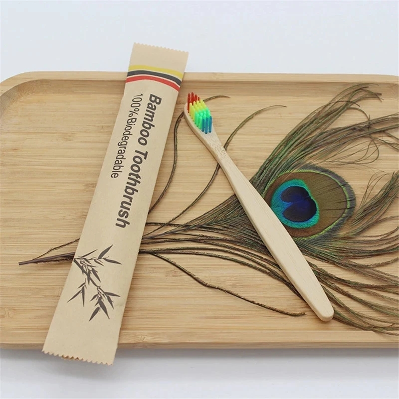 แปรงสีฟันไม้ไผ่100ชิ้นแปรงสีฟั - Bamboo Toothbrush Set บทวิจารณ์และราคา