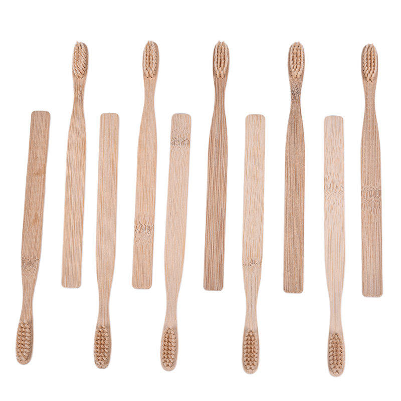 แปรงสีฟันใยไผ่ธรรมชาติ 10 ชิ้น - Bamboo Toothbrush Set บทวิจารณ์และราคา